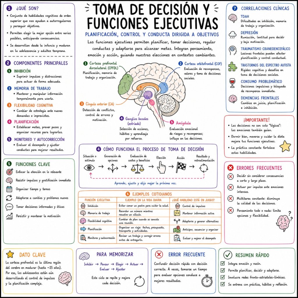 Toma de Decisión y Funciones Ejecutivas