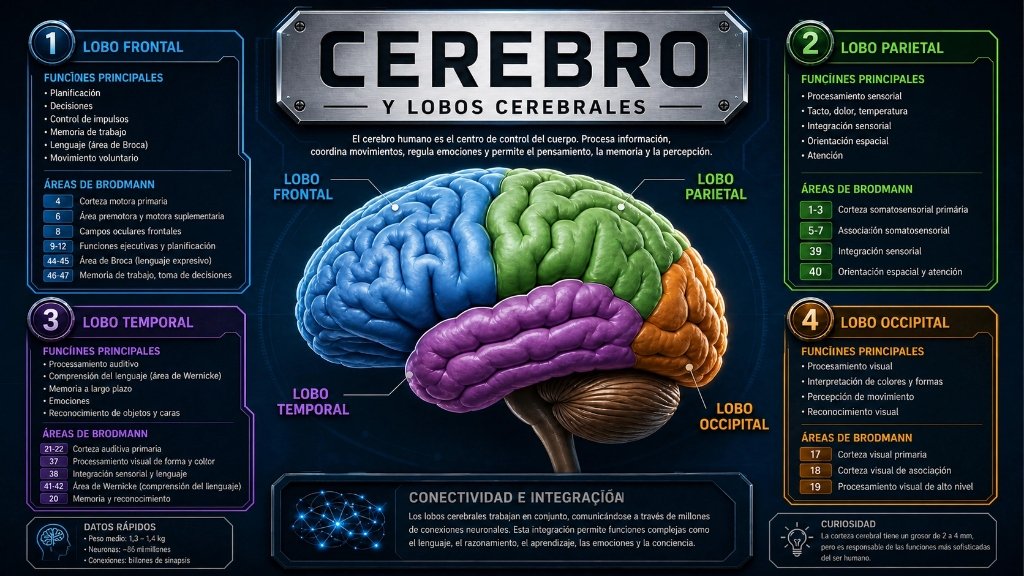 Cerebro y Lobos Cerebrales