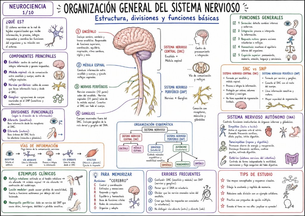 Organización General del Sistema Nervioso